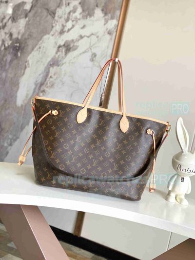 Top Quality replica L---V Neverfull Bandoulière Inside Out GM Reversible Bag Large Size